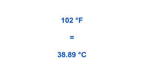 102 F To Celsius
