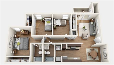 3 Bedroom Apartments For Rent