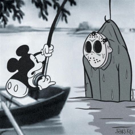 Looks Like Mickey Chose The Wrong Day To Go Fishing Disney Horror Looks Like Mickey Chose The Wrong Day To Go Fishing Disney Horror