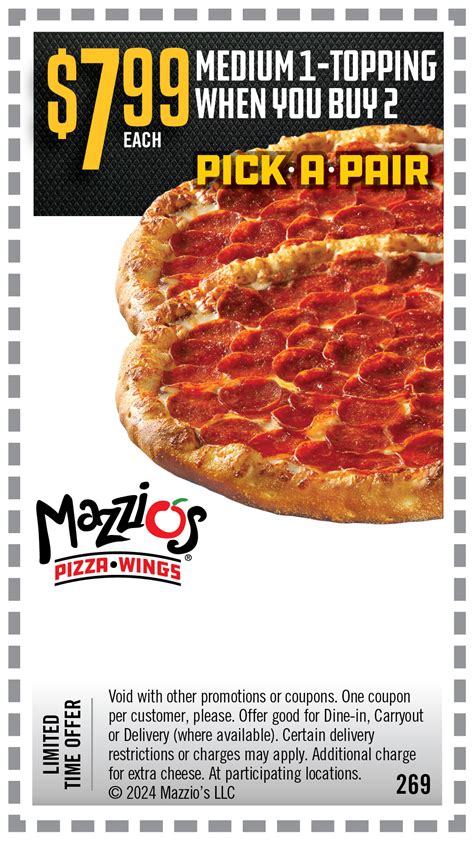 Mazzio S Get Ready For Great Deals With Our Selection Of Coupons Mazzio S Get Ready For Great Deals With Our Selection Of Coupons